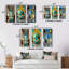 «Golden Spheres Infinity», 3 pièces sur toile-612832438-612832427