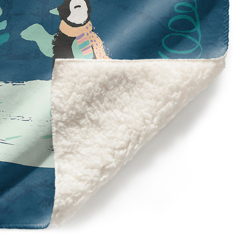 Couverture pingouin , 51 po x 60 po