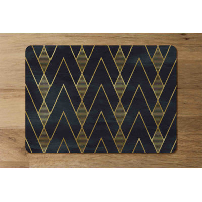 Retta Geometric Rectangle Placemat