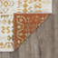 Tapis intérieur / extérieur en polypropylène tissé à plat réversible Deltufo - orange et vert-88088531