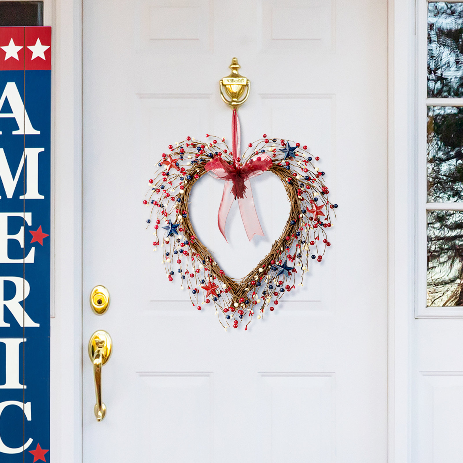 16" Independence Day Wreath