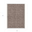 Tapis intérieur / extérieur brun lavable 3 pi x 5 pi