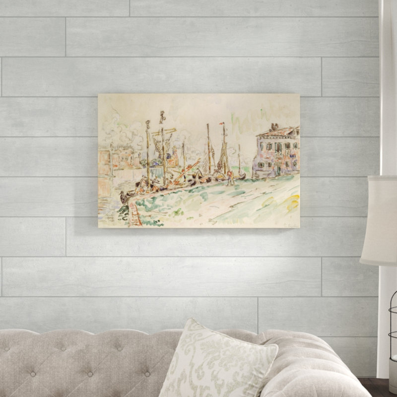 Venice by Paul Signac - Painting Print, Wrapped Canvas, 51cm H x 76cm W