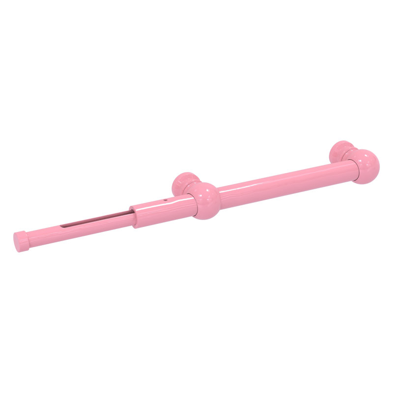 Tige de valet extensible de style traditionnel, Tringle en rose