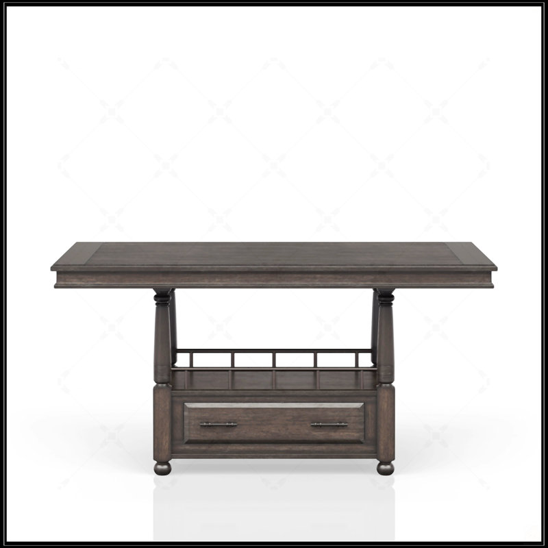 Deep Coffee Counter Height Dining Table