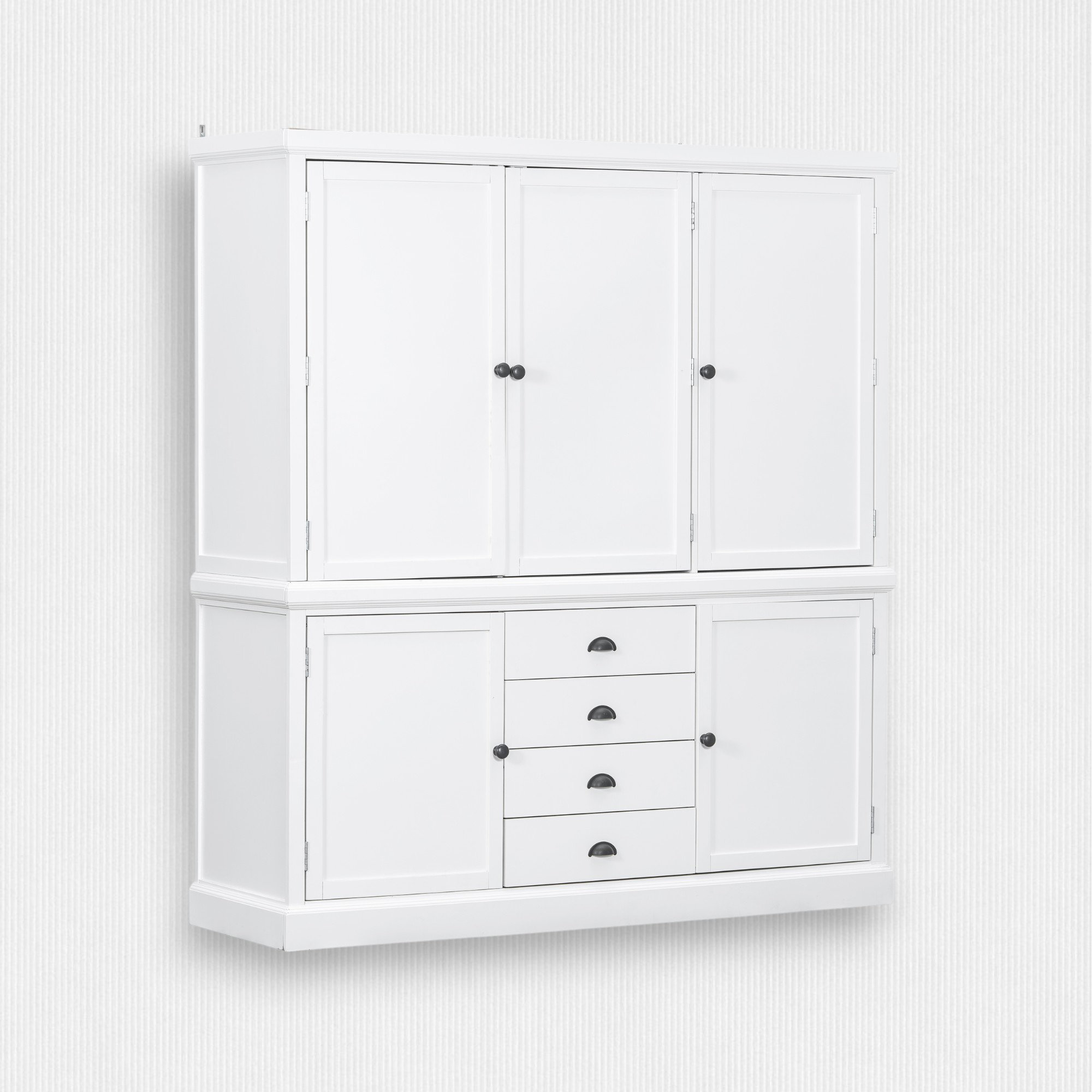 Latitude Run® 73'' Kitchen Pantry With Storage Rack And 8 Adjustable ...