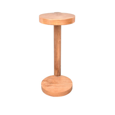 Table d'appoint ronde en bois de manguier Eugenia