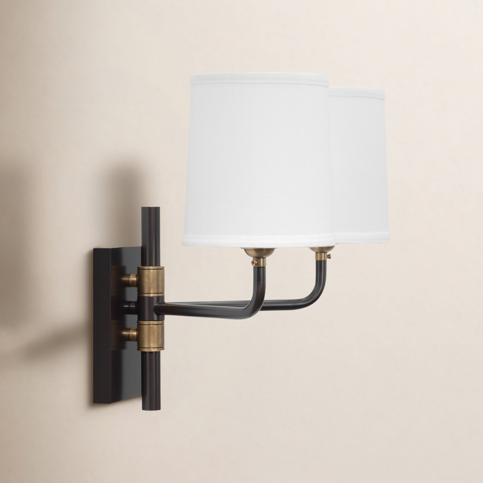 Lawton 2 Light Dimmable Armed Sconce
