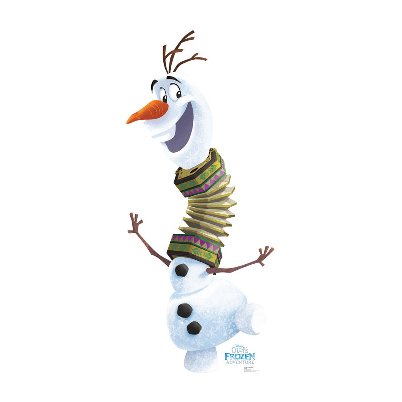 Olaf's Frozen Adventure 74" x 32" Cardboard Cutout