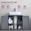 Milano 60cm Wall Mounted Single Bathroom Vanity Base Only-101287764