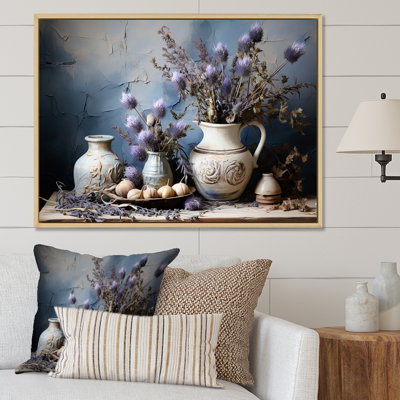 Thistle Farmhouse Still Life sur toile
