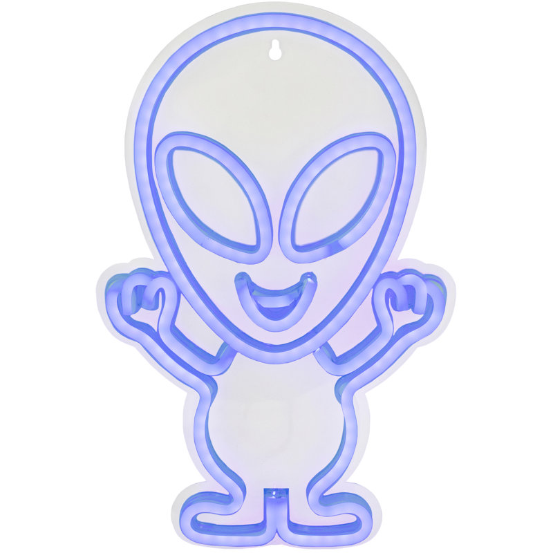 16.75" LED Neon Style Alien Wall Sign