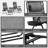 Outsunny Zero Gravity Chair Set With Side Table, Folding Reclining Chair With Cupholders & Pillows, Adjustable Lounge Chair For Pool, Backyard, Lawn, Beach-1337329950-1337329949
