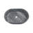 Carrara Gray Natural Marble Bathroom Vessel Sink, Semi-Polished Surface, Natural Stone, Genuine Marble, Real Marble, 23.6X15.7Xh5.9 Inches/600X400XH150 Mm-1143142801