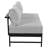 Spacious U-shaped Patio Sofas, Modern Iron Frame With Cushions For Garden