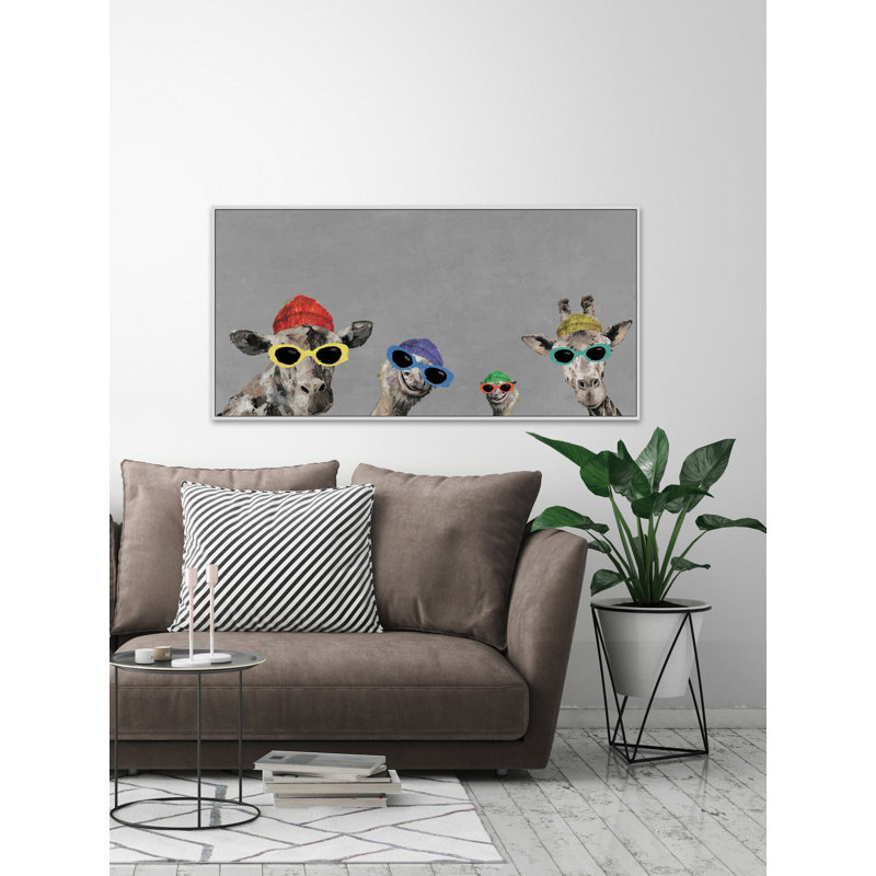 Reproduction encadrée sur toile «The Artist III», H 18 po x l 36 po x P 1,5 po