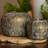 Daisy Mandala Lattice Candle Holders, 5"