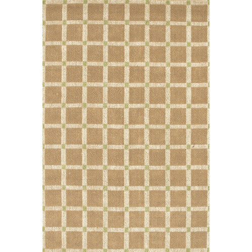 Tapis brun/vert Lee-Abele, Rectangle 3 pi 6 po x 5 pi 6 po