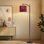 Lampe sur pied à arc avec abat-jour réglable brun foncé Grunge Ombre couleur jolie lampe sur pied 3 températures de couleur à haut gradateur avec interrupteur au pied pour chambre à coucher