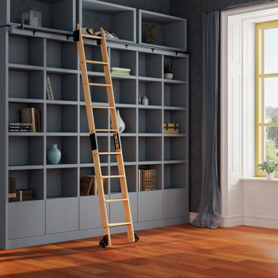 Damirah 8 - Step Wood Step Ladder