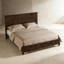 Base de lit en bois massif