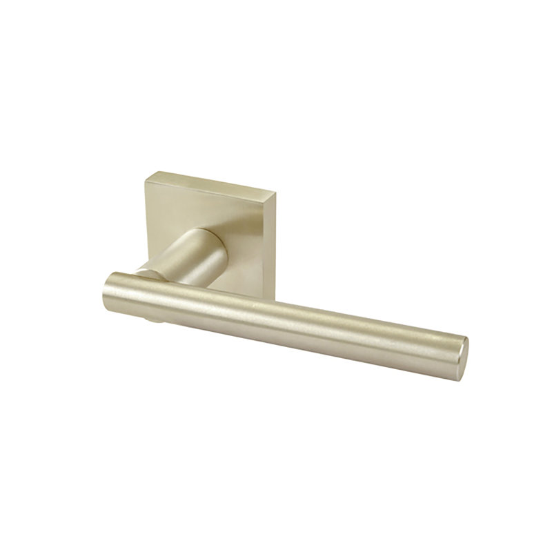 Passage Door Lever Set, 2.75", Satin Brass
