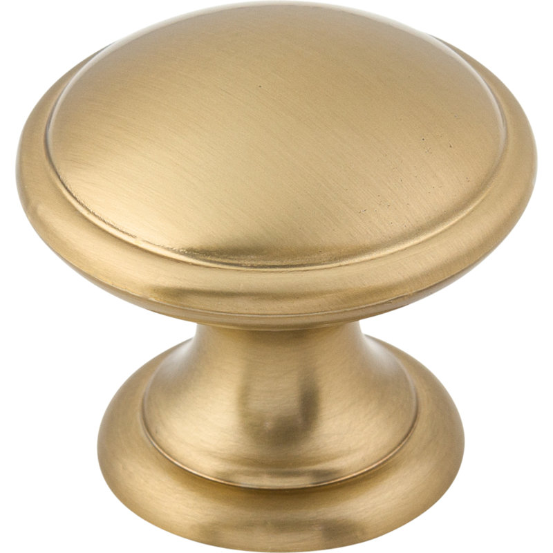 Dakota Rounded 1 1/4" Diameter Mushroom Knob, Honey Bronze