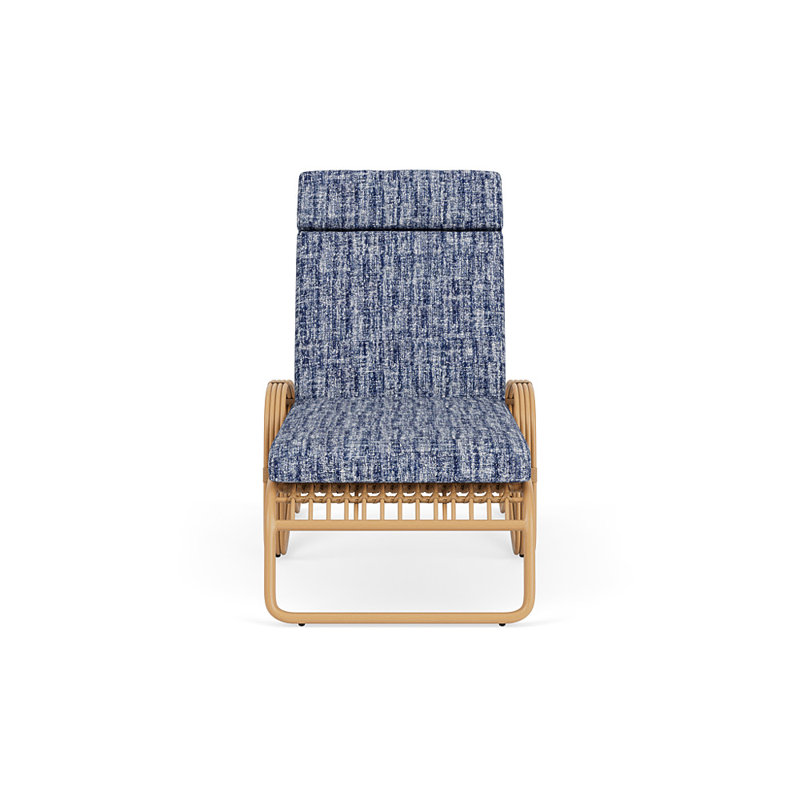 Riviera Outdoor Chaise Lounge, Visions Cobalt