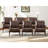 Joichiro 29.5" W Vegan Leather Upholstered Accent Chair with Solid Wood Frame-1668414517-1639343755
