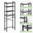 Agassiz Metal Adjustable Freestanding Over The Toilet Storage-586205878