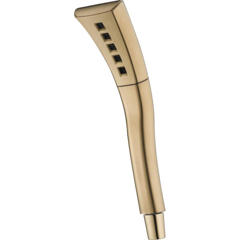 Universal Showering Components Shower Head with H2okinetic Technology, Brilliance Champagne Bronze
