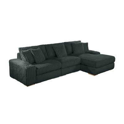 Canapé modulaire réversible à rayures Puffy