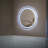 LED Circular Environmentally-friendly Mirror Lamp