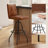 Estuardo 29.92" Upholstered Top Grain Genuine Leather Swivel Counter & Bar Stool-287736538