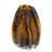 Textured Glass Vase - Amber-855872100