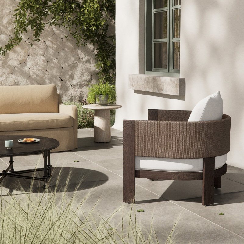 Delancy Outdoor Chair-Arashi Salt, Stained Saddle Brown, Arashi Salt