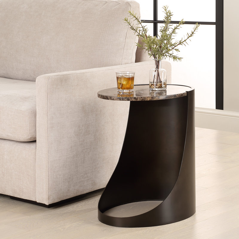 Christie Modern Metal Side Table