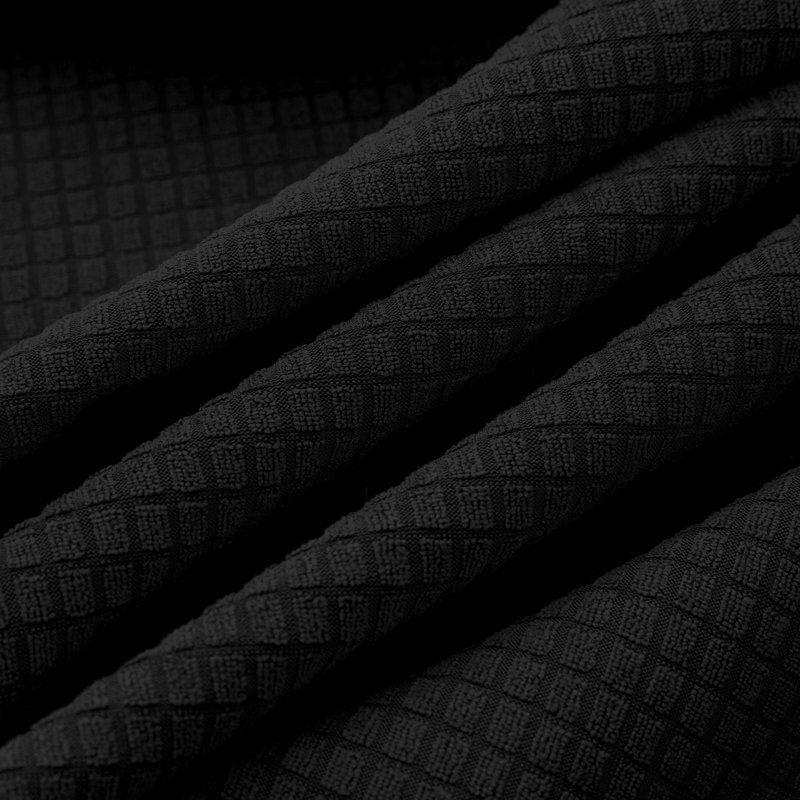 Housse pour canapé à coussins carrés/rectangulaires, Tissu noir