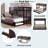 Pull-out Bunk Bed With Trundle-1804126659