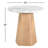 Arlin Marble Top End Table