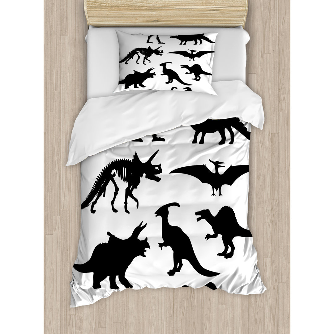 Dinosaur Duvet Cover Set Ambesonne 
