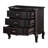 Nightstand, Black Antique Finish