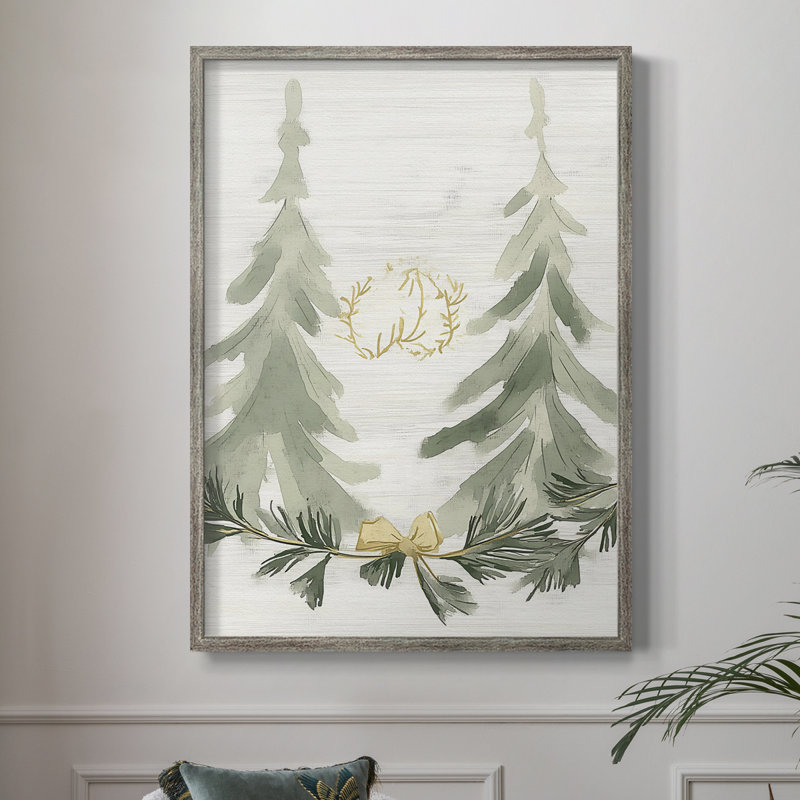 «Christmas Holiday Art», reproduction encadrée Ccclxxii - bois massif