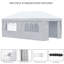 Abri de rangement en acier l 10 pi x P 19,5 pi