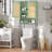Rattan Toilet Storage Cabinet With Metal Stand-103093343