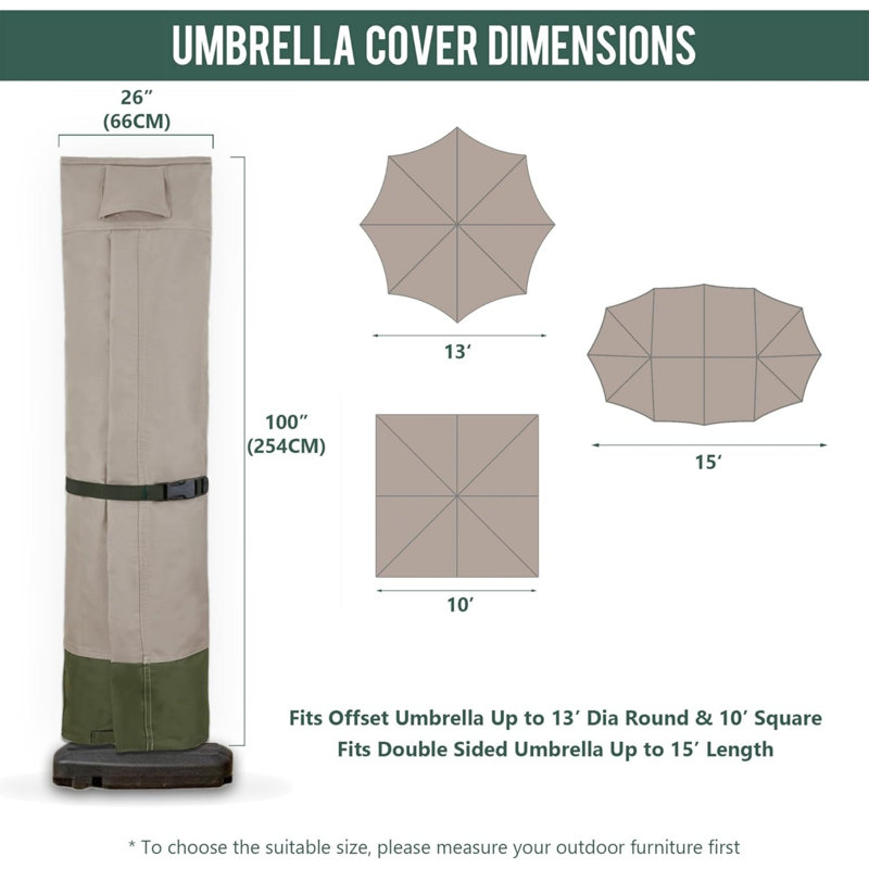 Outdoor Patio Umbrella Cover