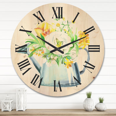Solid Wood Wall Clock