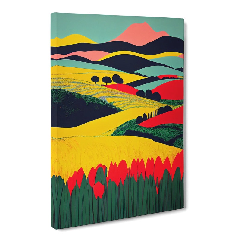 Cyndra Spring Landscape - Wrapped Canvas, 50cm H x 35cm W x 3cm D