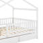 Full Size Wooden House Bed With Drawers-1894697744