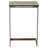 Elsner Tempered Glass C-Shaped Metal End Table-1369784516